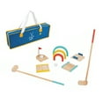 thumbnail image 2 of TOOKYLAND Kids Wooden Golf Set - 13pcs - 2 Player Game Set with Carry Bag, Ages 3+, 2 of 9