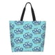 thumbnail image 1 of Balery Best Dad Ever Bolsa Tote Estilo Estético con Cremalleras, Bolsa de Hombro, Bolsa de Compras Grande y Plegable, 1 of 8