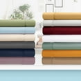 thumbnail image 4 of 1200-Thread Count 100% Egyptian Cotton Exquisite Solid Sheet Set with Deep Pockets Navy Blue / King, 4 of 5