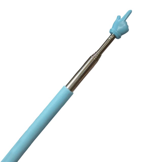 CSChome Bâton de Doigt Extensible Rétractable Pointeur de Doigt Télescopique, Mini Présentateur Portatif pour Tableau Blanc