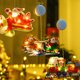 thumbnail image 2 of Lámpara De Modelado De Navidad Papá Noel Árbol De Navidad Muñeco De Nieve Alimentado Por Batería Con Ventosa Decoración Lámpara Colgante Luz De Marquesina Para Navidad Fiesta En Casa Ventana sonducket HA026361-05, 2 of 6