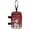 Snowman Candy Cane Red, variant on COEQINE Forearm Crutch Bag Walking Cane Accesories Cute Cowhide Cow Print Elbow Crutch Storage Organizer, 2 Zippered Pockets, Lightweight, Hands-Free, for Adults & Seniors