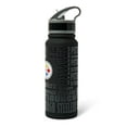 thumbnail image 2 of Pittsburgh Steelers Replay 25-Ounce Stainless Steel Flip-Top NFL Water Bottle, 2 of 7