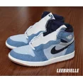 thumbnail image 3 of N I-K-E A i r-Jor-dan 1 Retro High OG Denim Summit White Obsidian FQ2947-100, 3 of 6