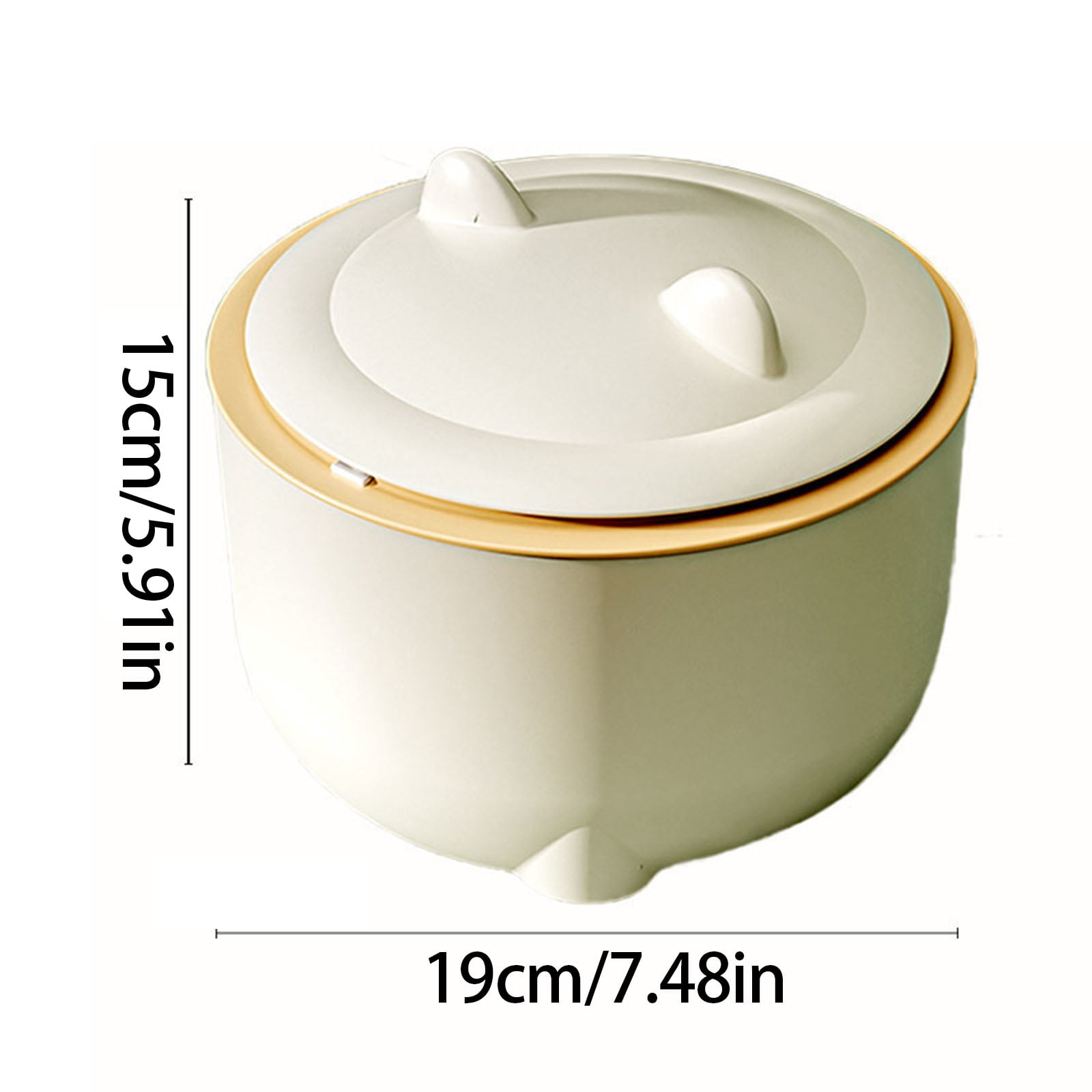 Odor Locking Cats Litter Disposal Can with Press Type Lid for Hygienic and Homes Environment Freshed Air Pet Supply