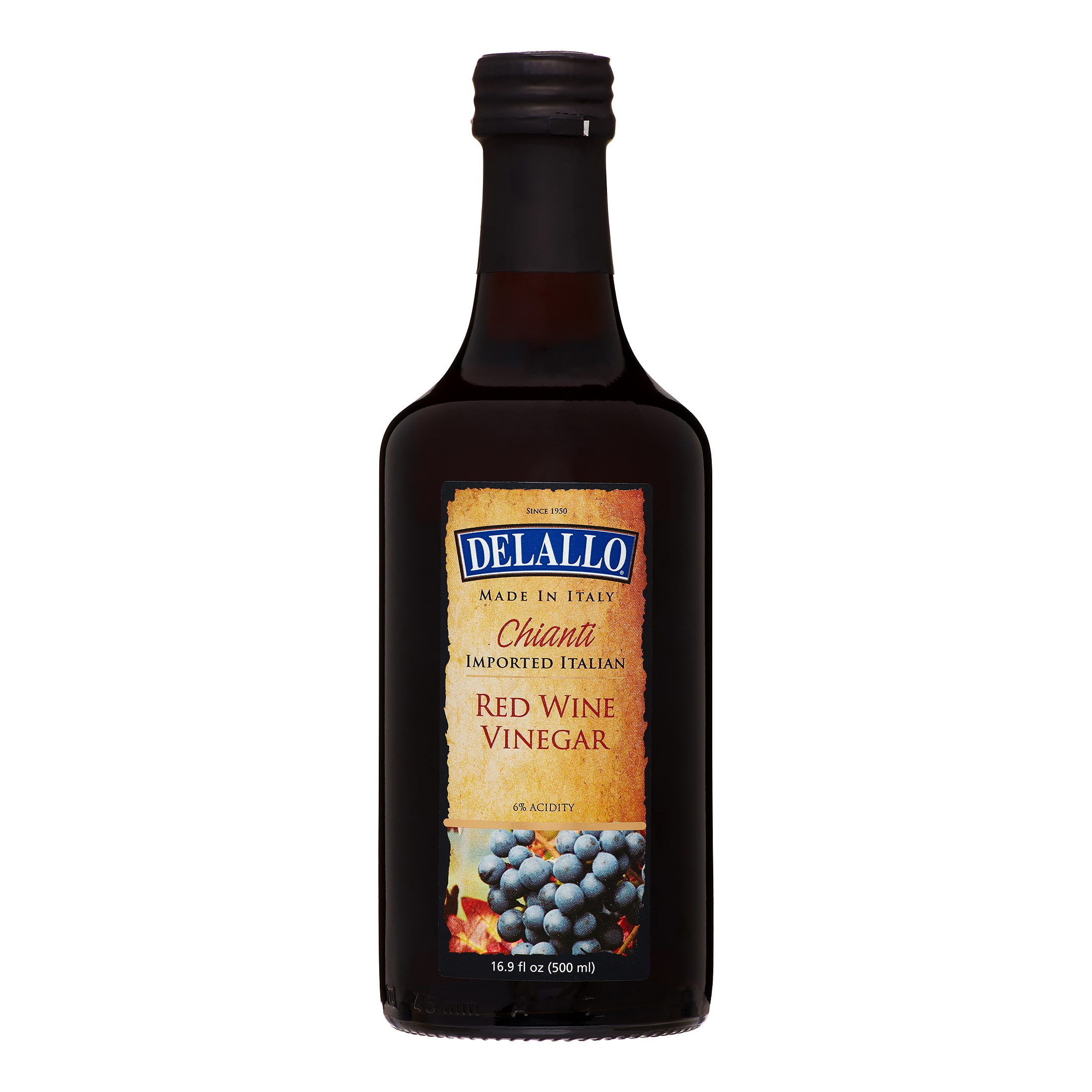 DeLallo Vinegar, Italian Red Wine, 16.9 Fl Oz