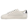 thumbnail image 3 of VINTAGE HAVANA Gadol White Orchid Multi Lace Up Burgundy Star Fashion Sneakers (7, White Orchid Multi), 3 of 5
