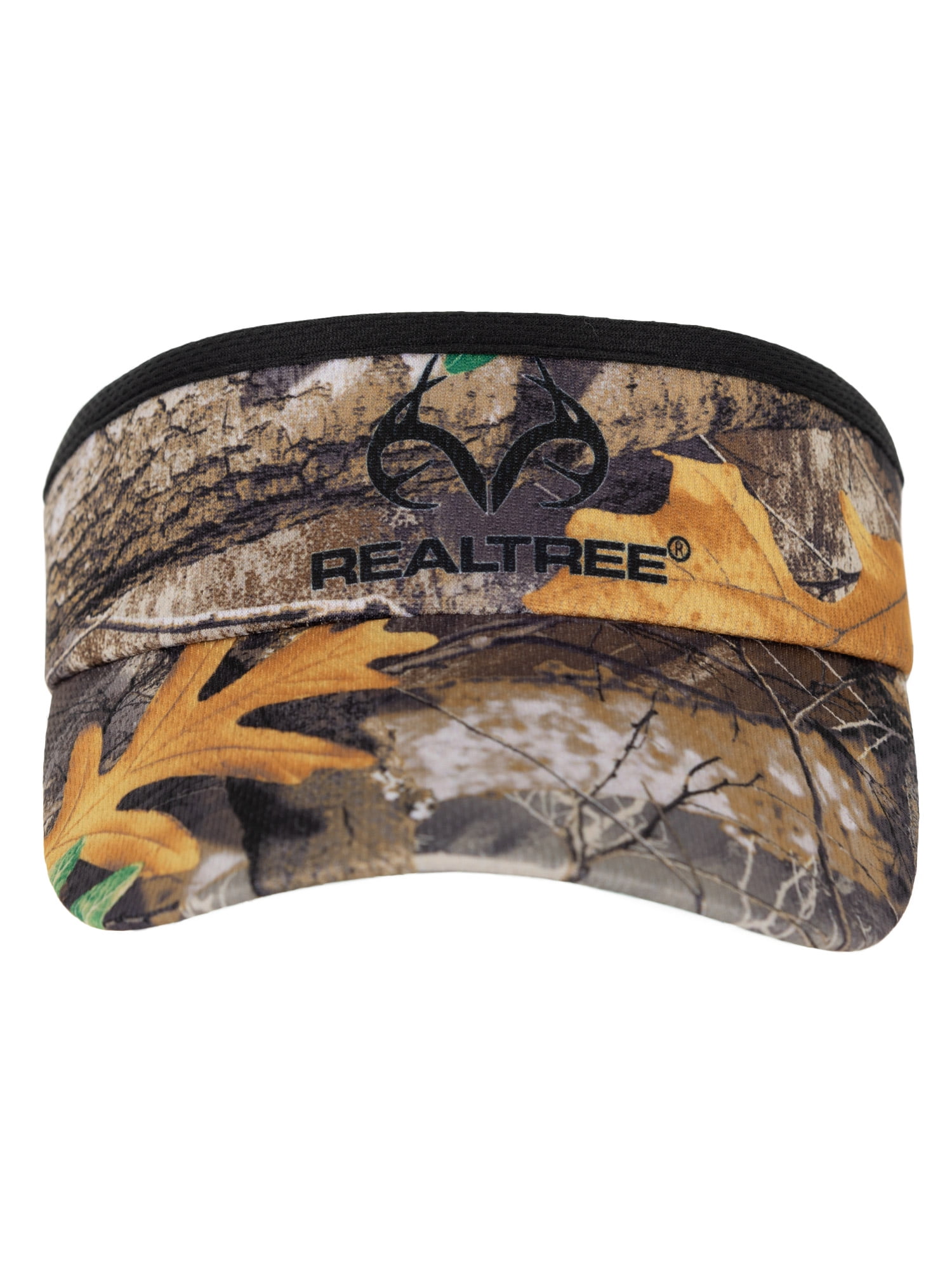 Realtree Men's Performance Hunting/Fishing Visor with Elastic Band Back, One Size Fits Most