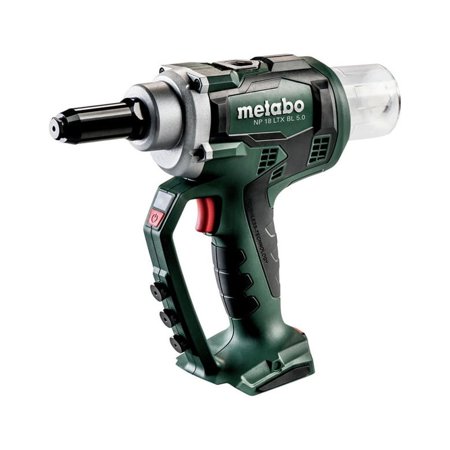 UPC: 4007430333377 | Metabo 619002890 NP 18 LTX BL 5.0 18V 3/16 in. Cordless Blind Riveting Gun (Tool Only)
