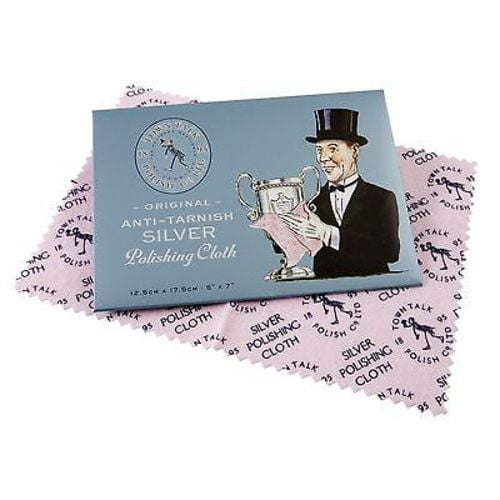 Gold Jewellery Cleaner Polishing Cloth Town Talk New 12.5 x 17.5cm UK Made 