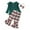 Green, variant on FYEGRE Adorable Baby Girls Ribbed Romper Outfit Set With Long Sleeve Ruffle Trim And Plaid Print Pants Plus Headband For Toddler Photography And Green 12-18 Months