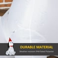 thumbnail image 4 of HomCom 6 ft. Pre-Lit LED Puppy Wearing Santa Hat Christmas Inflatable with Red and White Lights, 4 of 9
