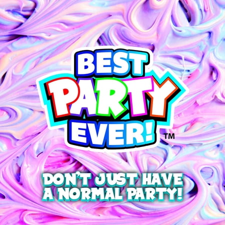 BEST PARTY EVER INCREDIBLE CANDLE, BIRTHDAY, PINK AND TEAL