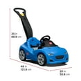 thumbnail image 3 of Step2 Whisper Ride Cruiser Bleu – Porteur pour enfants de 18 Mois à 4 Ans, 3 of 9