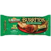 El Monterey: Beef & Bean Green Chili 10 Ct Burritos, 40 oz
