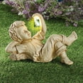 thumbnail image 6 of SRstrat Solar Garden Statues Outdoor,Firefly jar,Garden Children Boy Girl Statue Outdoor Sculpture Decor Boys and Girls for Outdoor Garden Decoration, 6 of 9