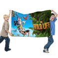 thumbnail image 2 of La Vida Salvaje Bandera impresa con temática, regalo perfecto para fanáticos, amigos y familiares, y adecuada para actividades al aire libre e interiores, decoraciones de fiesta. 60*90CM, 2 of 6