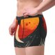 thumbnail image 2 of Balery Retro Space Rocket Launch Calzoncillos bóxer para hombre, ropa interior de algodón suave y transpirable con cinturilla de nailon-Medium, 2 of 5