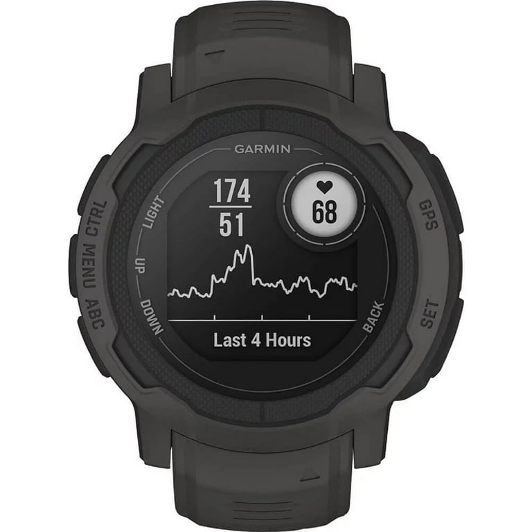 Garmin Instinct 2 (GPS) 1.2 inch Graphite Fiber-Reinforced Polymer Case with Graphite Silicone Band, Restored: Like New - Walmart.com Garmin Instinct 2 (GPS) 1.2 inch Graphite Fiber-Reinforced Polymer Case with Graphite Silicone Band, Restored: Like New - Walmart.com