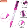 thumbnail image 6 of Dry Erase Markers, Shuttle Art 20 Pack 17 Colors with 3 Black Whiteboard Markers,Fine Tip Dry Erase Markers,Perfect for Writing on Dry-Erase Boards, Calender, Office, 6 of 8