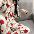 thumbnail image 3 of Pijama de Snoopy con diseño de árbol de Navidad, cárdigan suave de dibujos animados para mujer, pantalones de manga larga para parejas, traje de servicio a domicilio de anime, regalos para niñas, 3 of 5