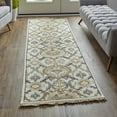 thumbnail image 2 of Feizy Beall Traditional Oriental, Ivory/Gray/Taupe, 2'6" x 8' Runner Easy Care Fade Resistant Stain Resistant Bohemian & Eclectic Ikat Floor Rug for Living room Bedroom, 2 of 7