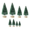 thumbnail image 5 of 8Pcs Desktop Miniature  Brush Trees Mini Artificial Christmas Tree for Home Decoration Tabletop Christmas Party Fairy Garden Dark Green, 5 of 9