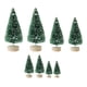 thumbnail image 5 of fellaptop 8x Mini árbol de Navidad artificial para fiesta de Navidad Escena en miniatura Verde oscuro, 5 of 9