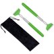 thumbnail image 1 of Paquete de 2 rascadores de espalda extensibles portátiles, herramienta de rascador de espalda telescópico de acero inoxidable de metal con bolsa de transporte Xemadio WRMH-29-2, 1 of 7