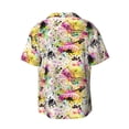 thumbnail image 5 of KLL Retro Musical Print Men's Shirt Short Sleeve Button Down Summer Cuba Beach Shirts- XX-Large, 5 of 5