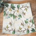 thumbnail image 4 of White Floral Kitchen Towels Set of 2, Water Absorbent Dish Towel, Botanical Magnolia Flower Leaves Butterfly Decorative Hand Towels - Quick Drying Cloth for Cooking Baking, 18x28 Inch, 4 of 8