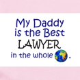 thumbnail image 2 of CafePress - Best Lawyer In The World (Daddy) Infant Bodysuit - Baby Light Bodysuit, Size Newborn - 24 Months, 2 of 4