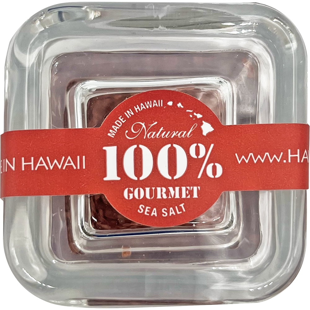 Hawaiian Island Salt Company Pa'akai o ka 'Aina "Salt of the Earth" Salt 4oz Glass Jar