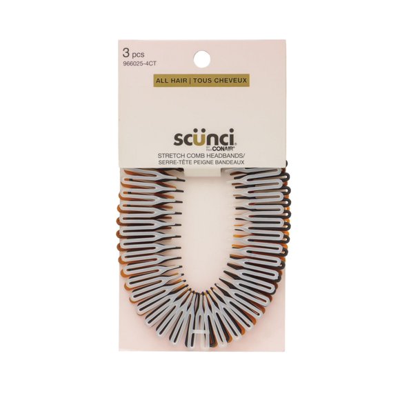 Scunci 3pk Stretch Headbands