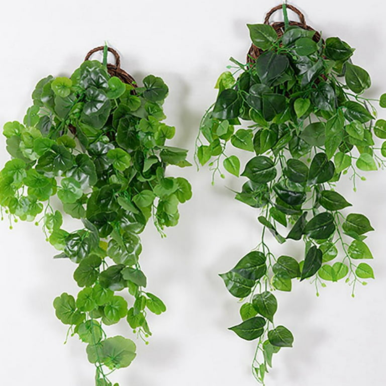 3PCSArtificial Hanging Plants Fake Hanging Plant Fake Ivy Vine for Wall  House Room Indoor Outdoor Decoration (No Baskets)