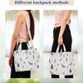 thumbnail image 4 of FORMRS Womens Corduroy Tote Bag Crossbody Shoulder Handbag with Pocket, Christmas Forest, 4 of 7