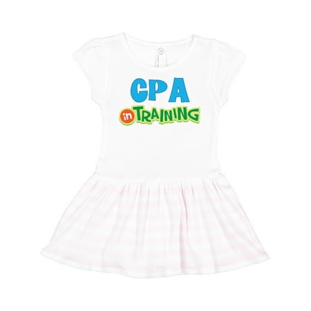 

Inktastic CPA in Training Gift Toddler Girl Dress
