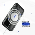 thumbnail image 5 of Feishell Waterproof Case for Apple iPhone 14 Pro Max,Built in Magnets for MagSafe Charger,Shockproof Full Body Protection Dustproof Snowproof Heavy Duty Rugged Magnetic Phone Cover,Black, 5 of 14