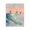 Surfers Riding Sunset Waves, variant on Stupell Industries Contemporary Girl In Peaceful Canoe Ride Black Framed Print Under Glass, 13 x 16, by The Prints Vibe