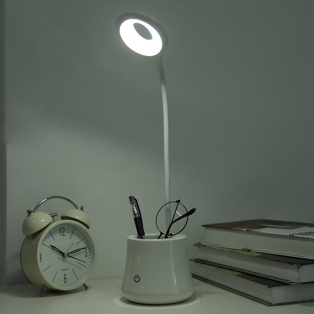 Lámpara de mesa recargable, lámpara de mesa LED con interruptor táctil recargable, lámpara de mesa ajustable, calidad superior