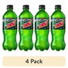 (4 pack) Mountain Dew Zero Sugar Citrus Soda Pop, 20 fl oz Bottle