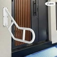 thumbnail image 4 of 1pc 25" U-Shaped Handrails for Outdoor 1-3 Steps Wall Mount Handrail Grab Bar, 4 of 18