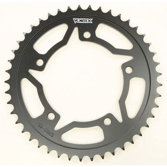 Black 45-Tooth 525-Pitch Steel Rear Sprocket
