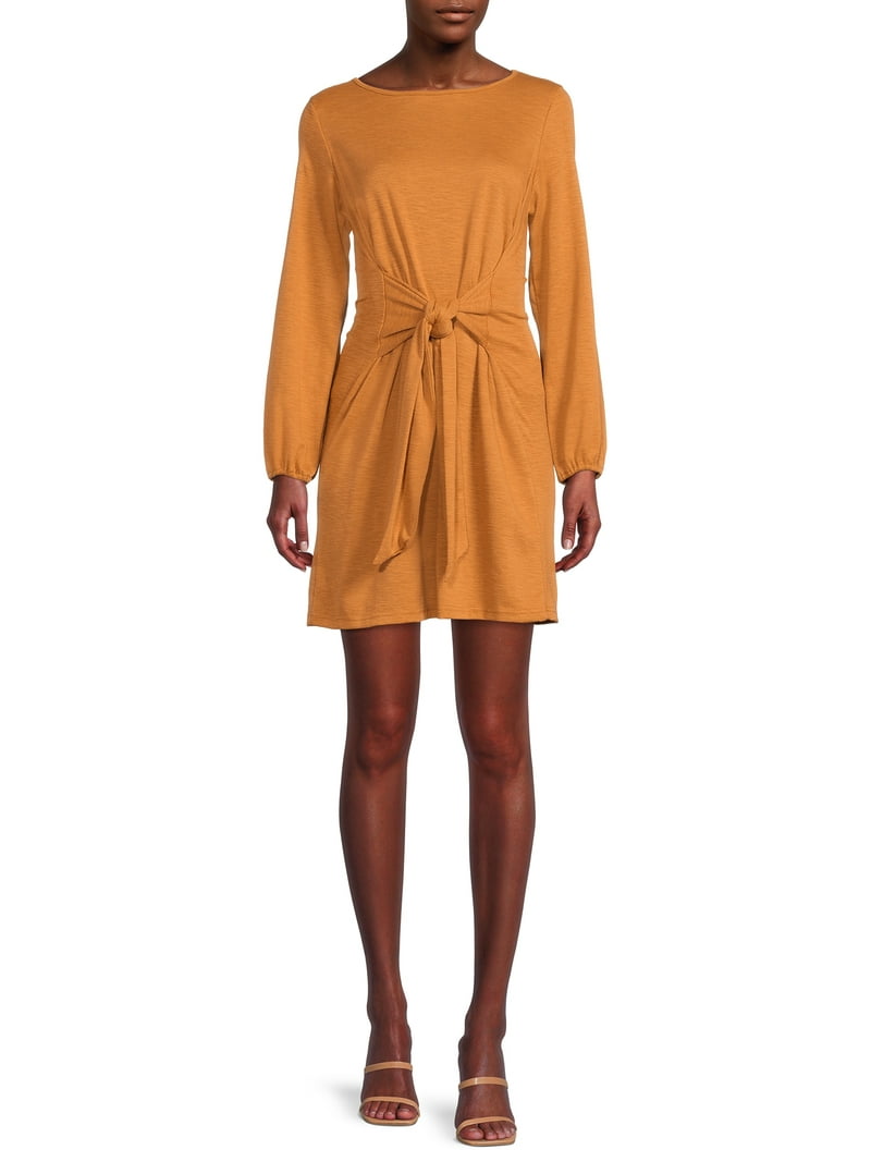 Nine.eight Womens Tie Waist Knit Cocktail Dress Nine.eight Womens Tie Waist Knit Cocktail Dress