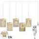 thumbnail image 1 of Luces decorativas navideñas para ventana, telón de fondo, cadena de luces (alce), 1 of 5