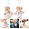 thumbnail image 2 of 2 piezas de muñeco de oso de peluche para colgar, decoración para el hogar, colgante de muñeco de oso de peluche, amuleto colgante de animal de peluche, 2 of 7