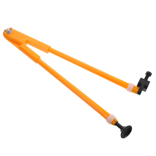 Grande Boussole En Plastique Orange 46x7.4cm - Outil Géométrie Pour Démonstration Enseignant Tableau Noir