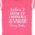 thumbnail image 4 of Inktastic Future Sailor Like Daddy Boys Baby Bodysuit, 4 of 5