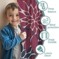 thumbnail image 3 of Blackout Kids Curtains,Red and Blue Floral Pattern Childrens Insulated Curtains Set Of 2,Bedroom Essentials,Toddler Room Decor 42x54in(106x137cm), 3 of 5
