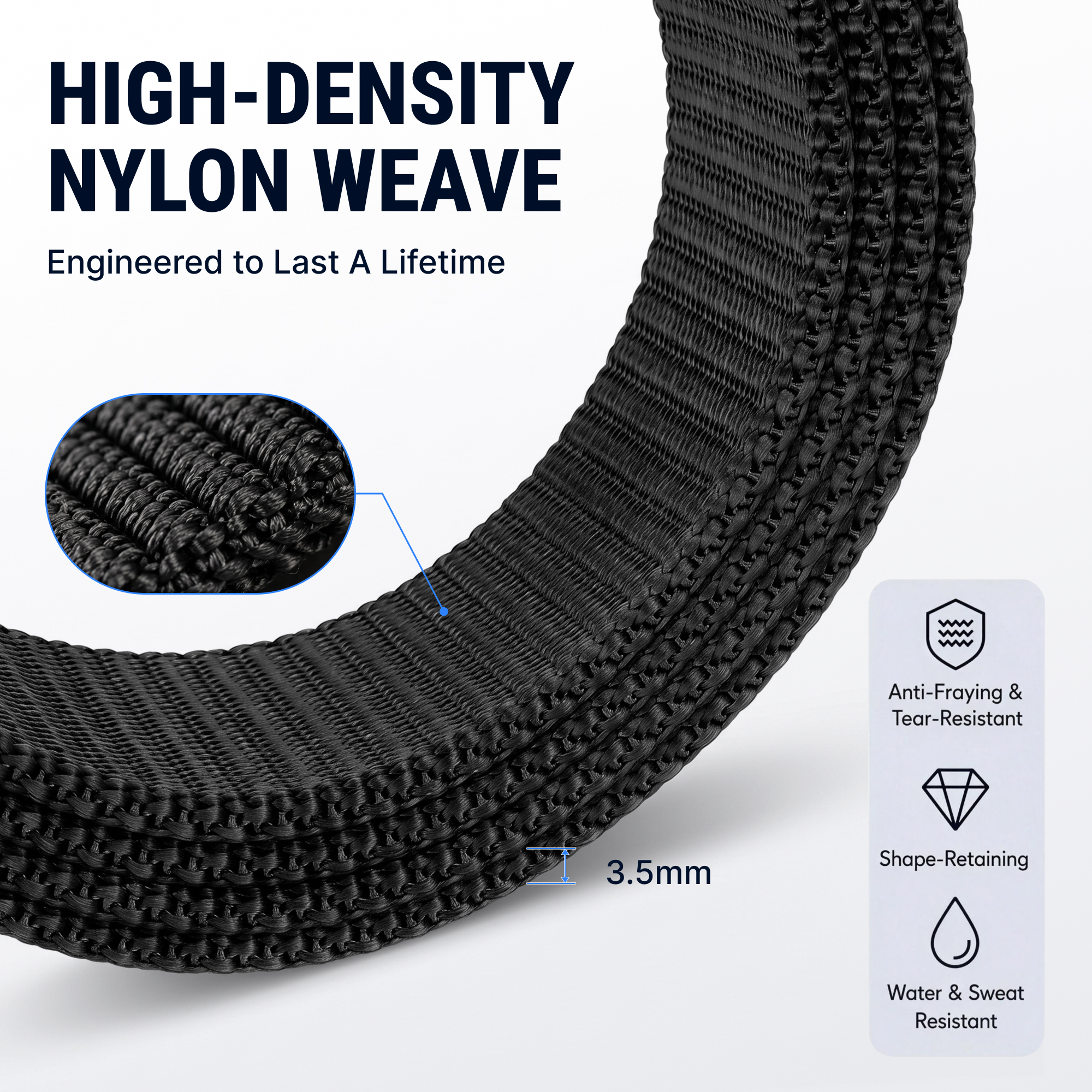 Fairwin Casual Nylon Ratchet Belt for Men photo 4